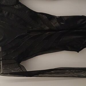 NWT: Foreplay - Black Sheer Long Sleeve Bodysuit xXS